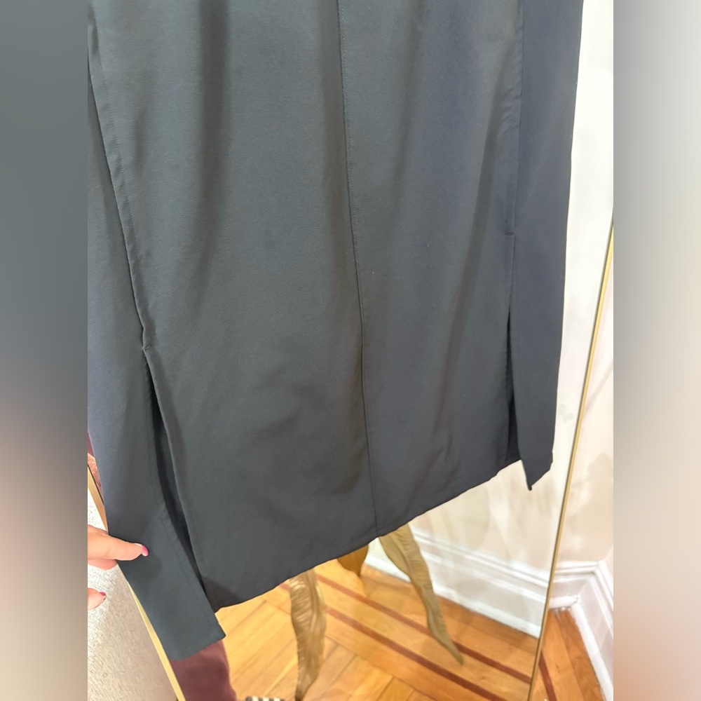Athleta Black office Elastic-Waist Midi Skirt - Picture 3 of 7